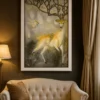 Led Deer Wall Mural