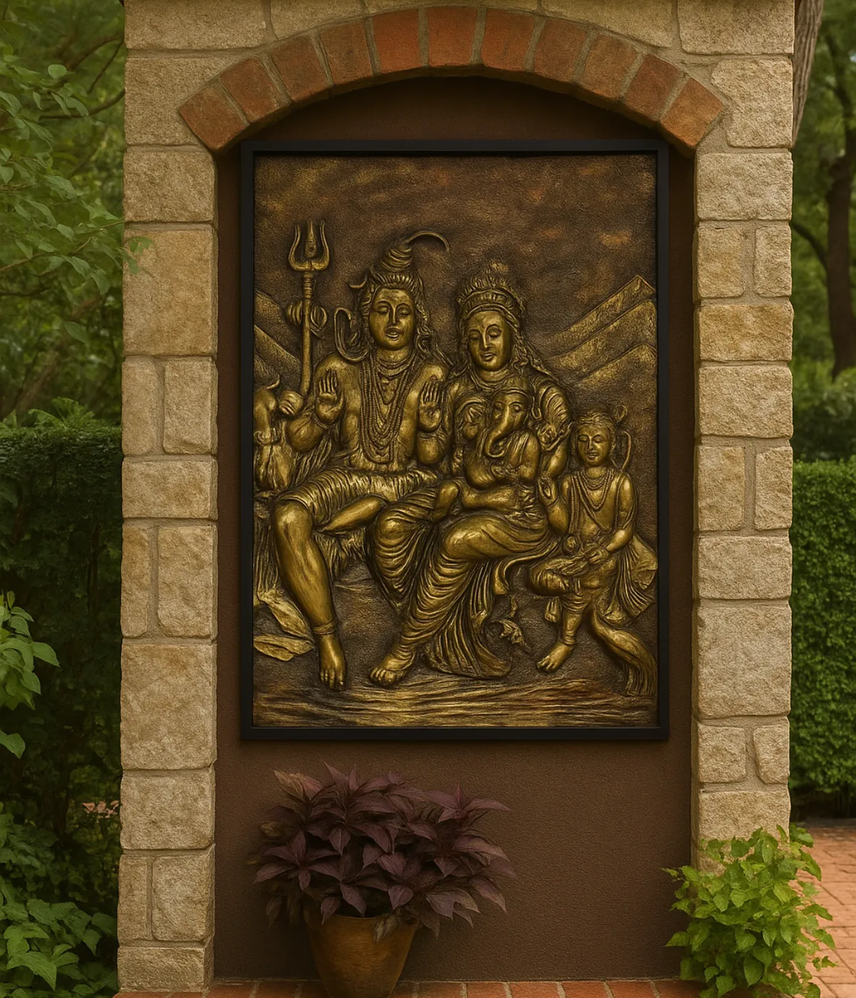 Shiv Pariwar With Led