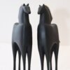 Black & Gold Premium Horse Figurines (Set of 2)