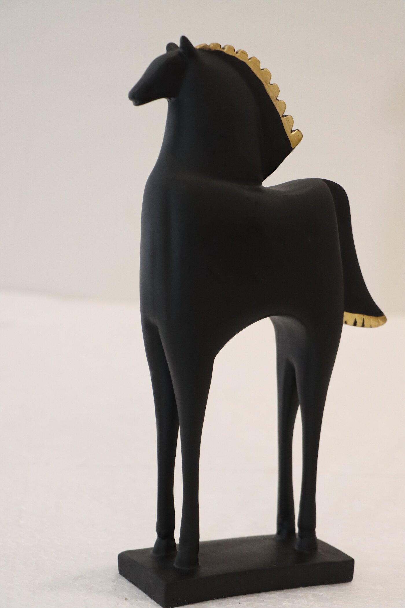 Black & Gold Premium Horse Figurines (Set of 2) 3