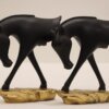 Elegant Black Stallion Decor Statue
