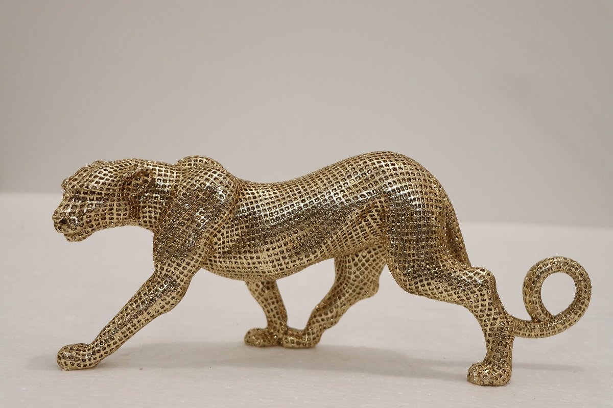 Golden Panther Luxury Showpiece