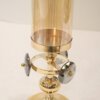 Premium Golden Candle Stand with Crystal Decor