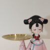 Princess Girl Figurine Decorative Tray Holder