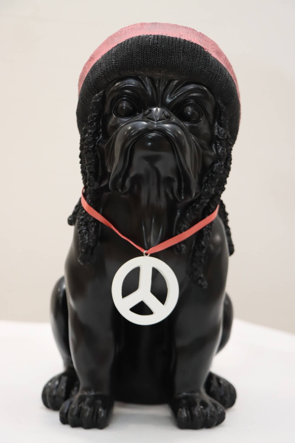 Rasta Reggae Dog Figurine
