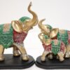 Royal Golden Elephant Decorative Showpiece