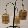 Triple Hanging Lantern Tea Light Holder